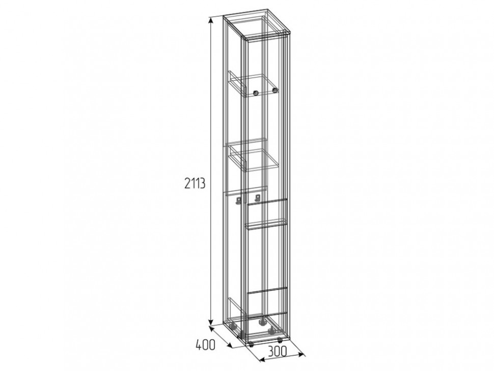 Детский шкаф Лойс