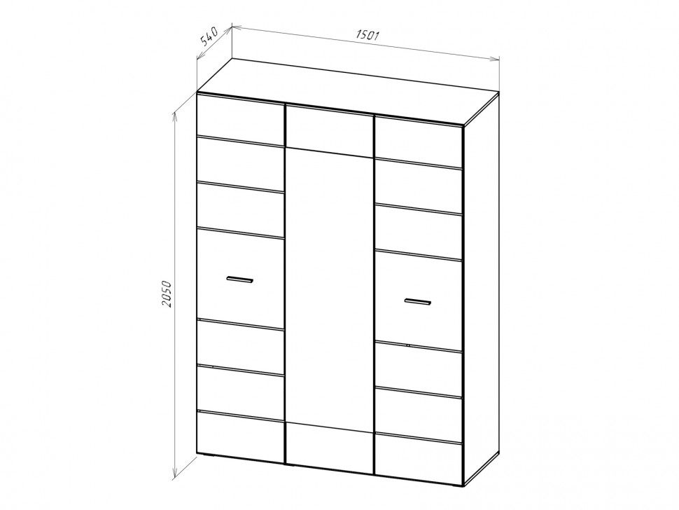 Распашной шкаф Глосс