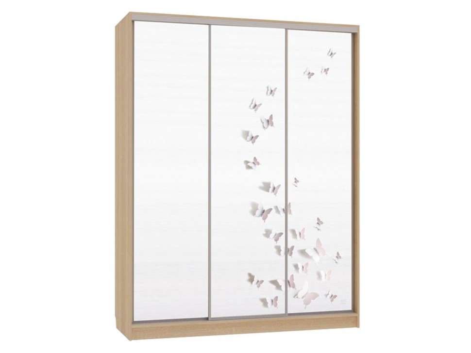 Шкаф-купе Бассо 7 Бабочки