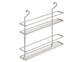 Двухъярусная полка для специй на рейлинг Тапани