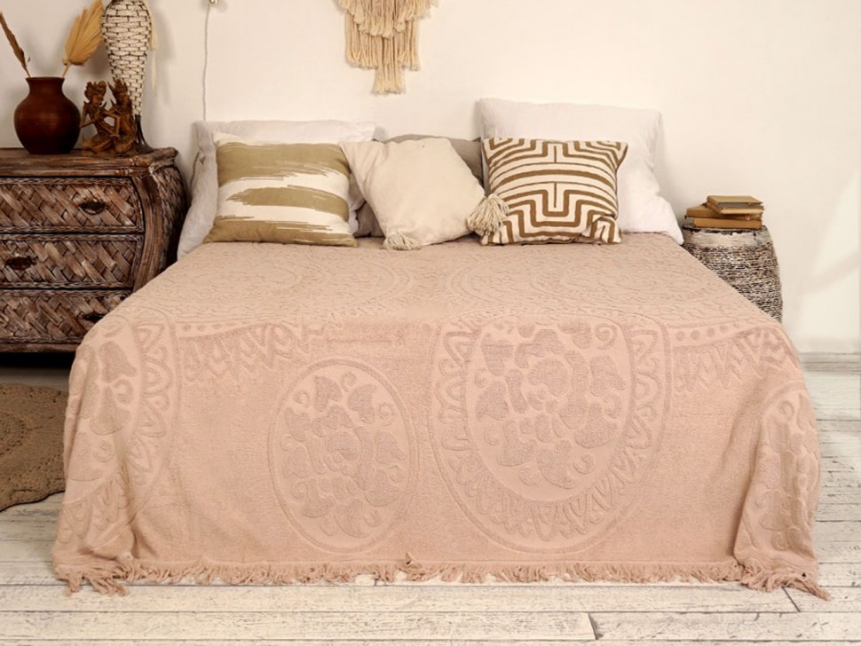 Плед Узелочки махровое