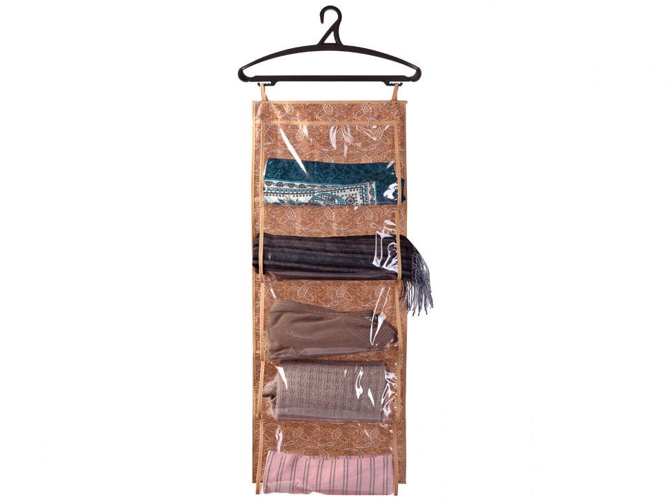 Кофр для одежды, 5 карманов, 105х40см