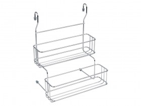 Двухъярусная полка для специй на рейлинг Шерп