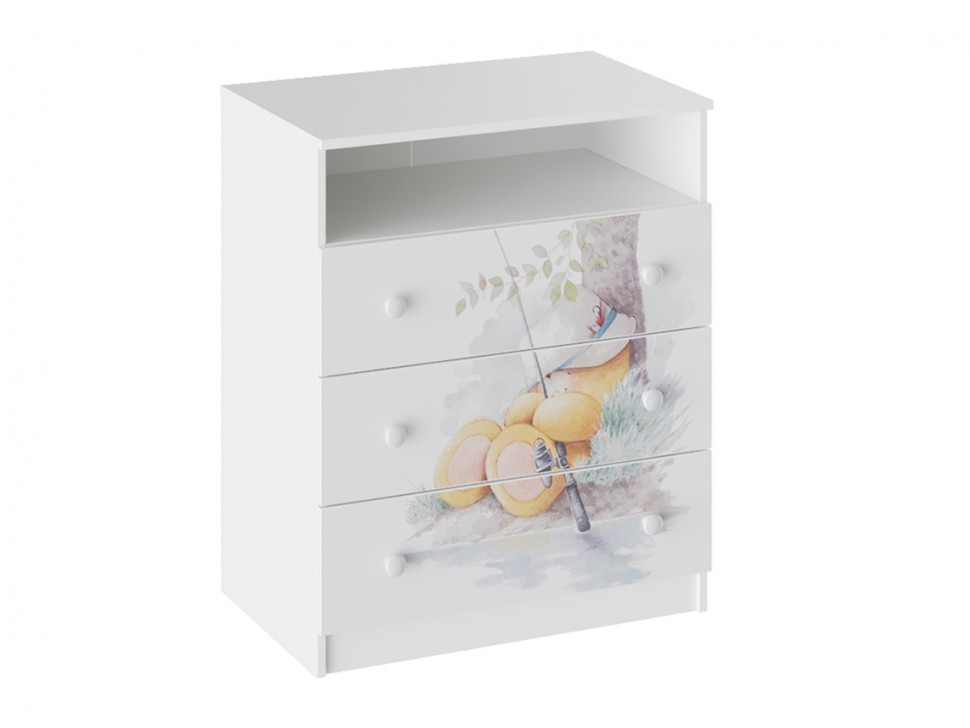 Детский комод Тедди ТД-294.04.03 Комод комбинированный / 	Тедди ТД-294.04.03 Комод комбинированный + Тедди ТД-294.04.11 Стол пеленальный