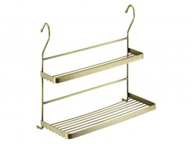 Двухъярусная полка на рейлинг Микс