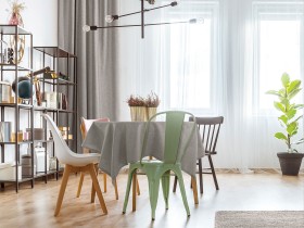 Комплект штор Комплект Штор "Волшебная Ночь" Рогожка  Экрю - 2пр.