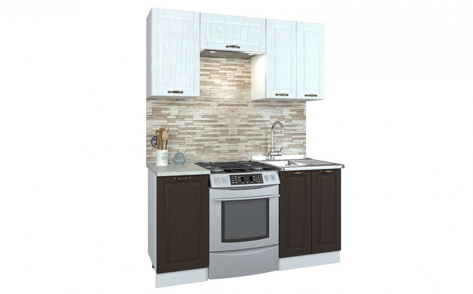 Прямой кухонный гарнитур Кухня Палермо 1,6 м