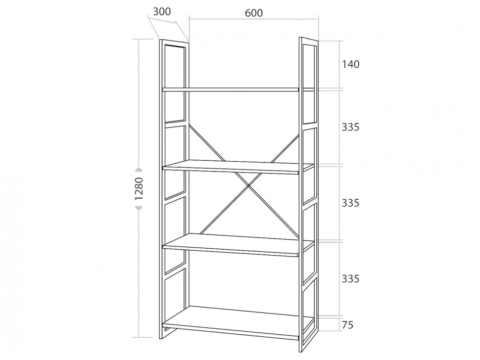 Стеллаж WS-01