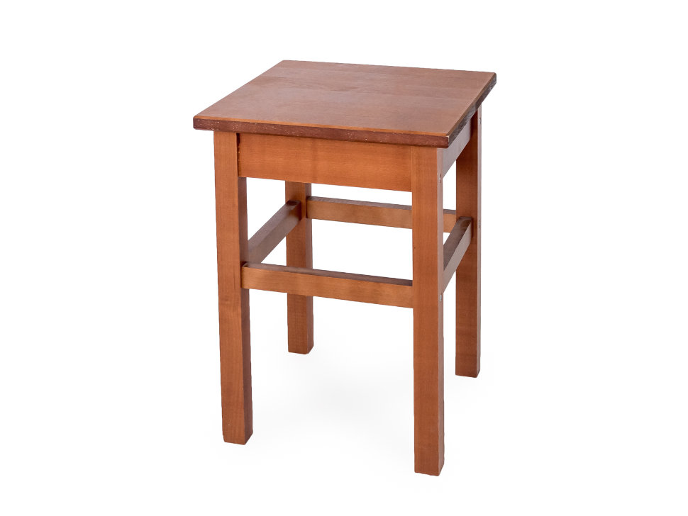 Табурет массив прямая нога