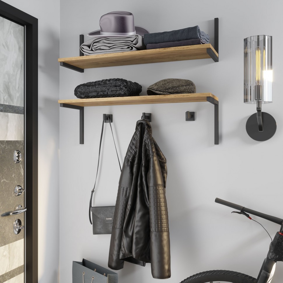 Настенная полка Лофт 1