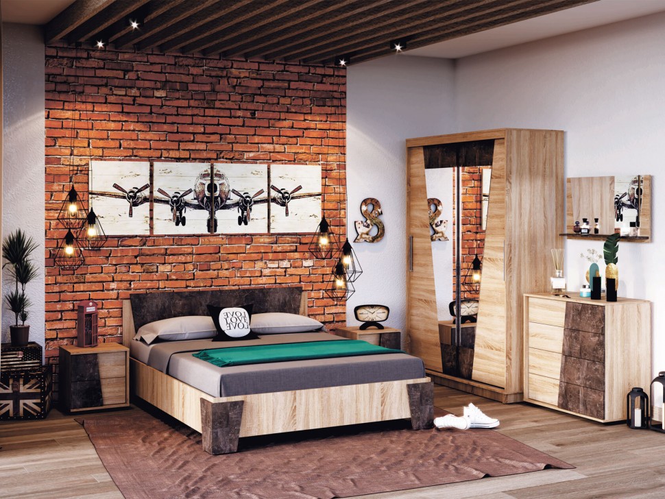 Прикроватная тумбочка САНРЕМО