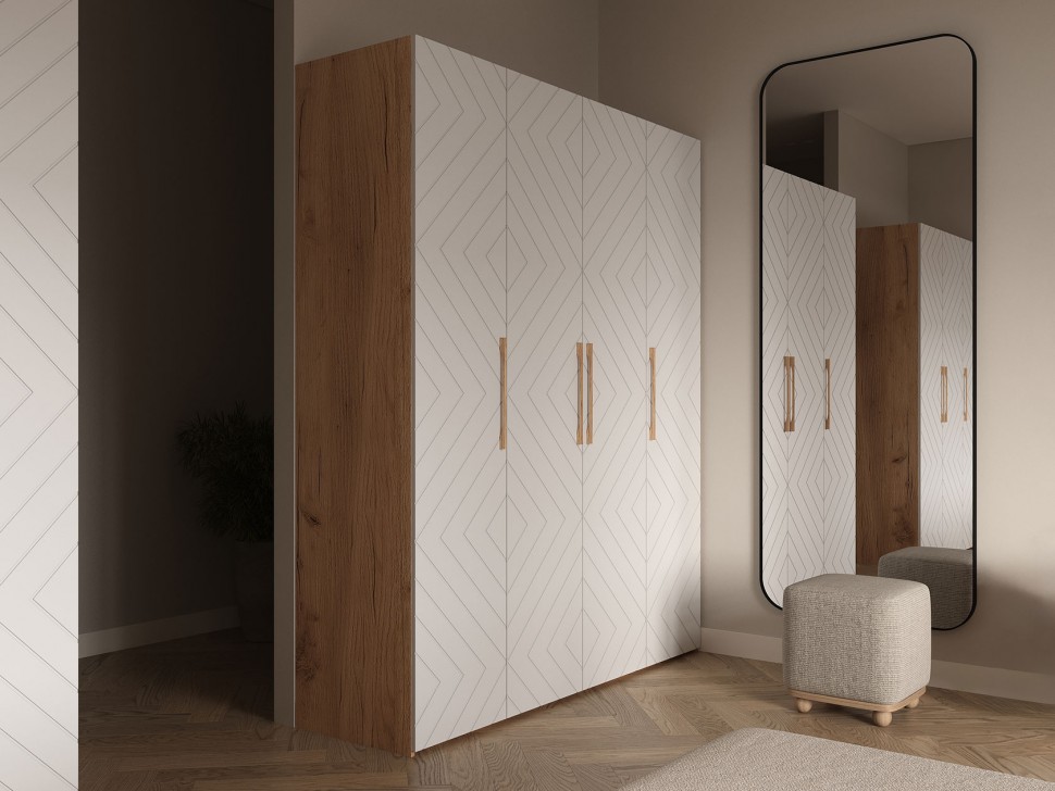 Распашной шкаф Ньерд 4 двери