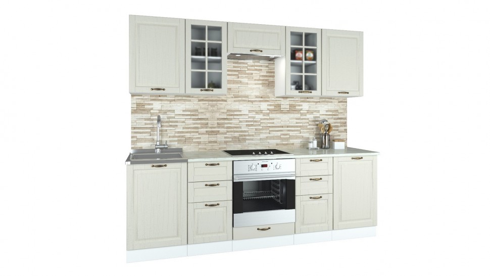 Прямой кухонный гарнитур Кухня Палермо 2,4 м