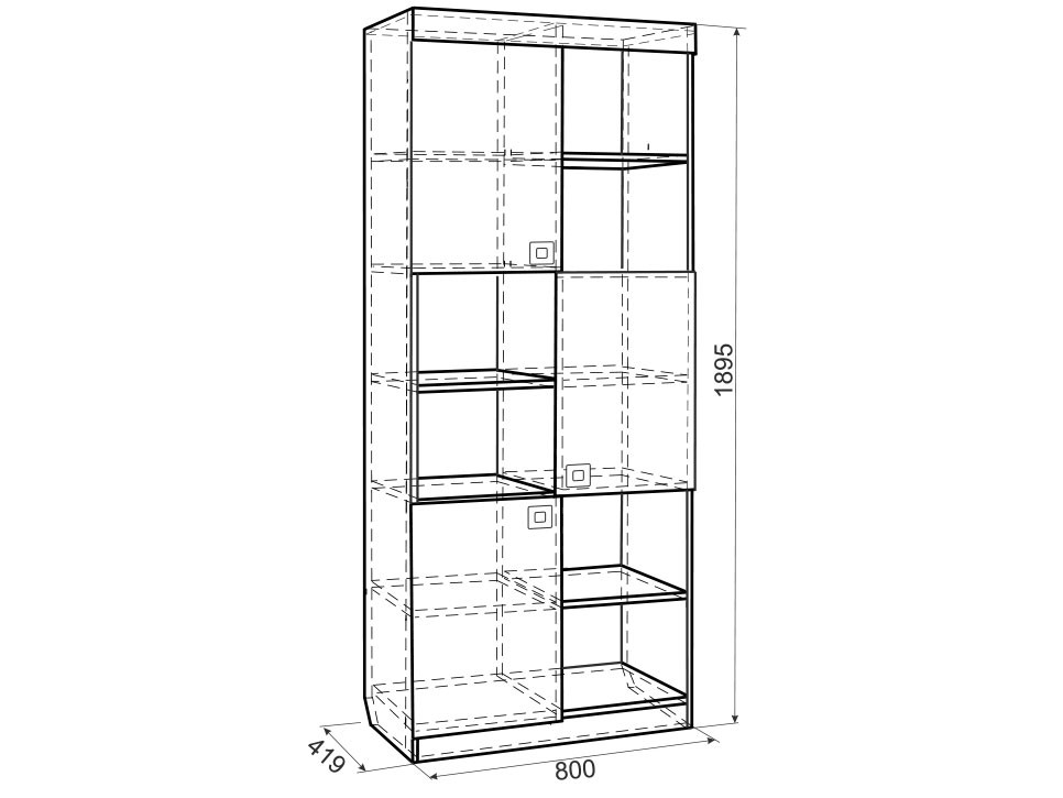 Детский стеллаж Форсаж