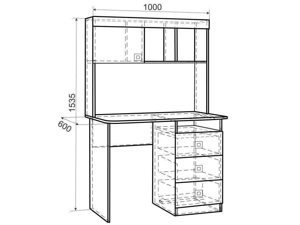 Детский письменный стол "Форсаж"