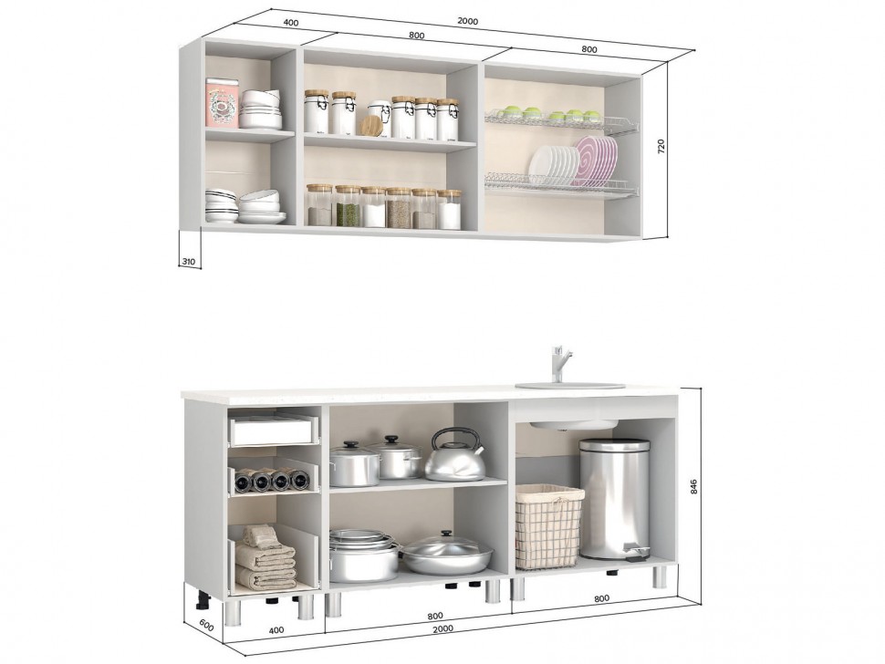 Кухонный гарнитур Титан