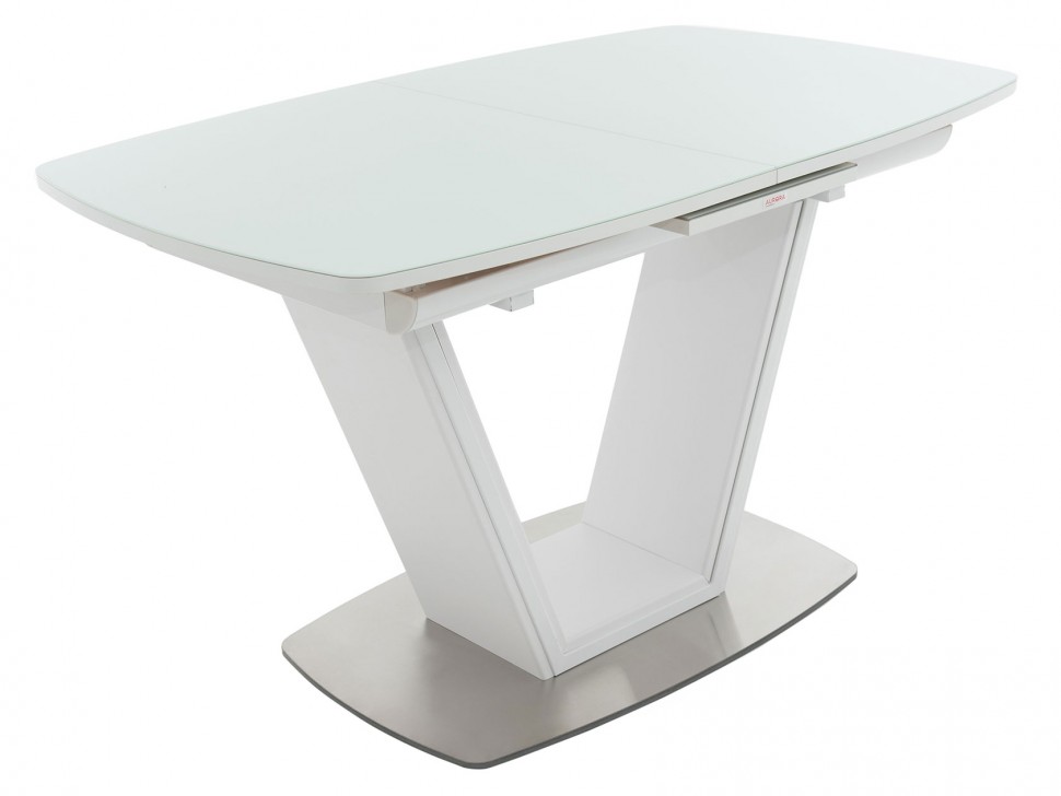 Кухонный стол Стол Севилья ПМ стекло OPTIWHITE 1300(1515)*800