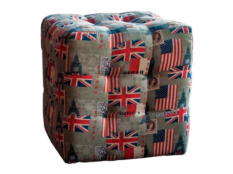 Пуфик мягкий Лотос Fashoin Флаги