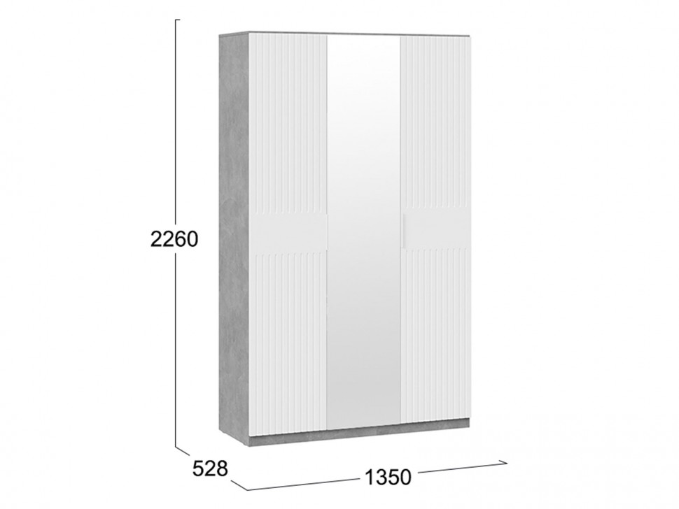Распашной шкаф Хилтон
