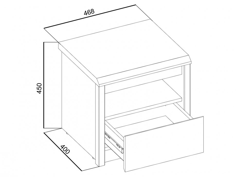 Прикроватная тумба Тумба прикроватная Сомма