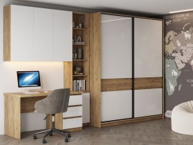 Комплект офисной мебели БОСТОН СП-001+ШН-001+СЖ-001+ШК-005