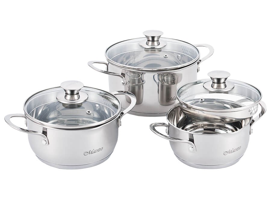Набор кастрюль MR-3510-6L