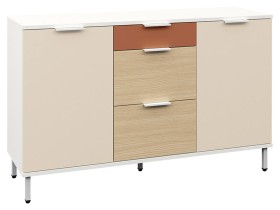 Детский комод Марвэл 3 ящика 2 дверцы