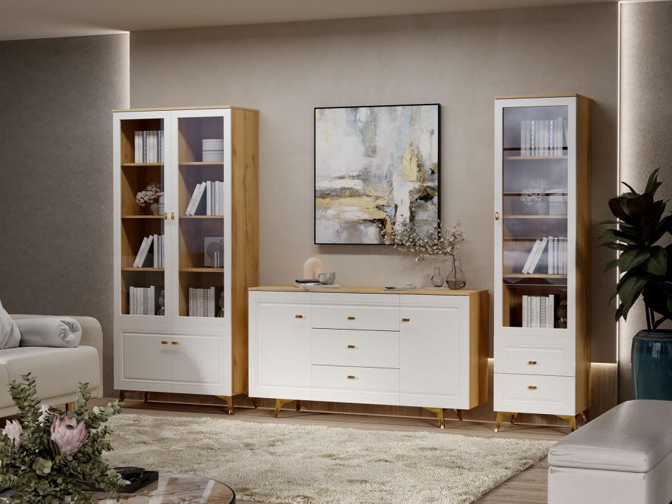 Гостиная Вега Сапфир с комодом