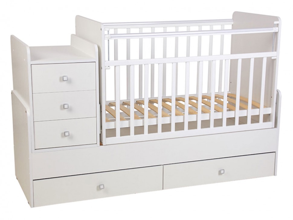 Кроватка-трансформер для новорожденных Флор