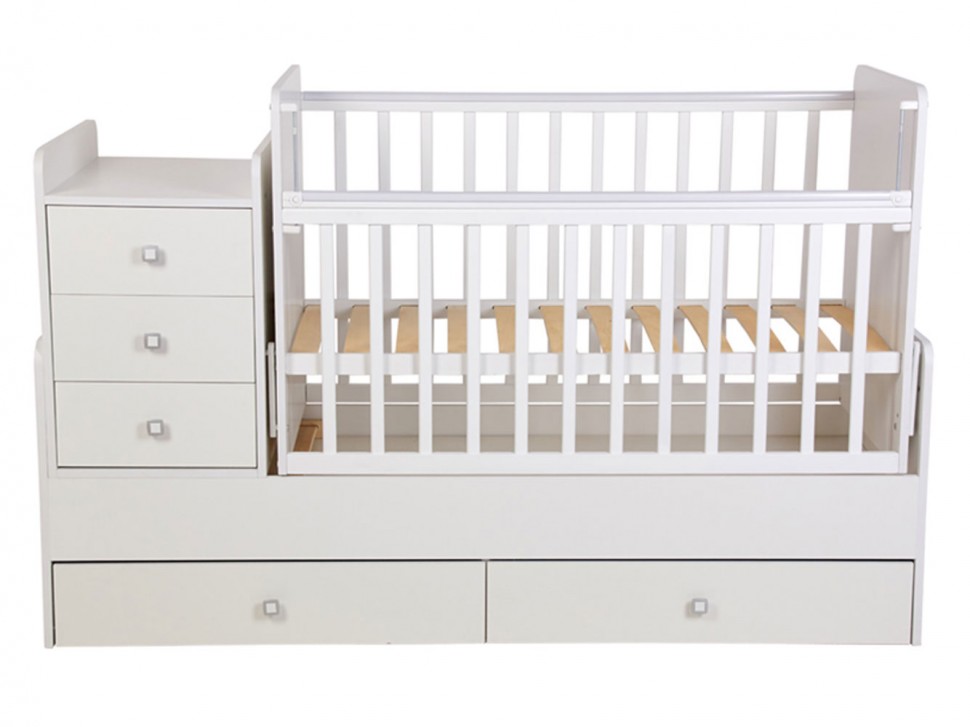 Кроватка-трансформер для новорожденных Флор