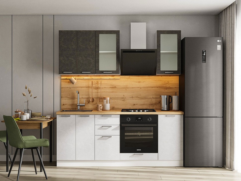 Кухонный гарнитур Бридж 200 см