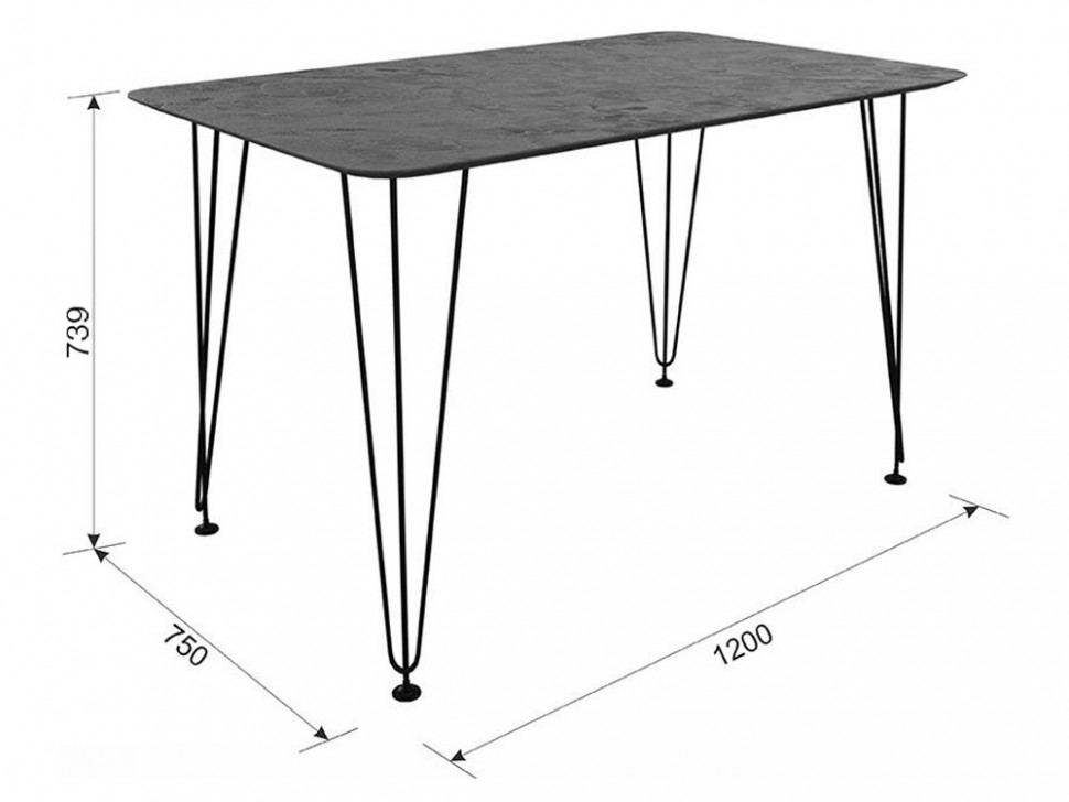 Кухонный стол Стол обеденный Антей 1