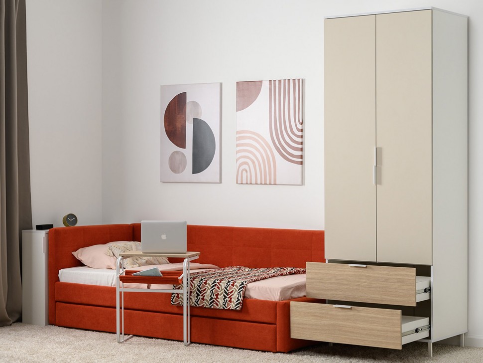 Детский шкаф Марвэл 2 двери 2 ящика