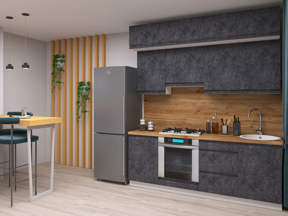 Кухонный гарнитур Вельвет 210 см