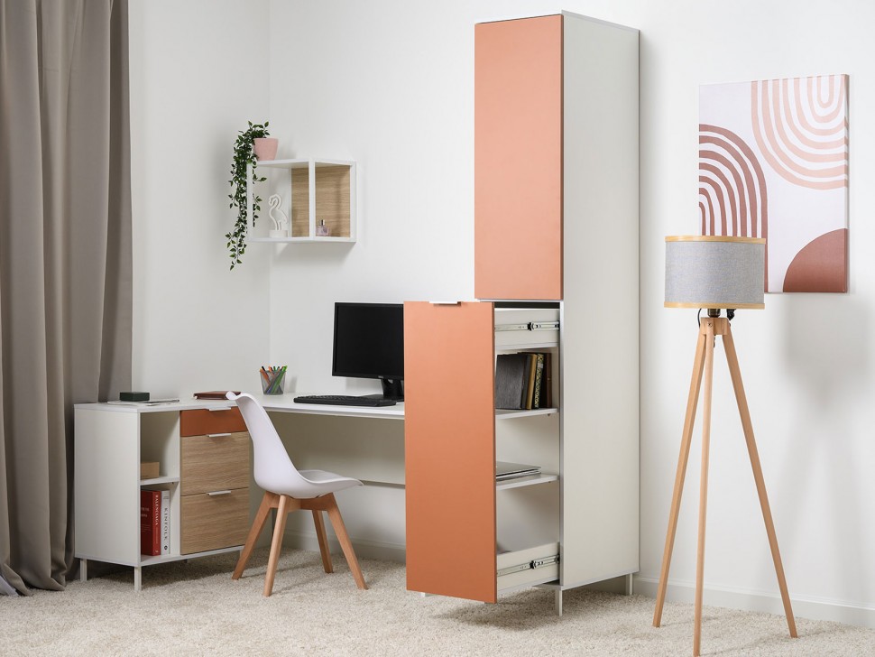 Детский шкаф Марвэл с выкатной секцией