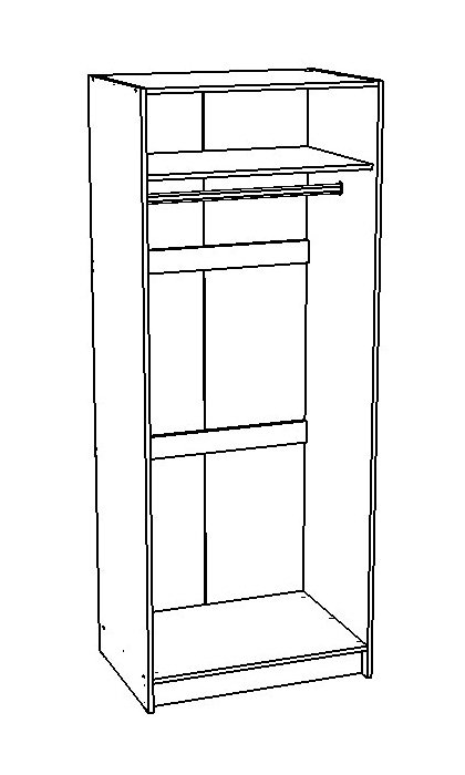 Распашной шкаф Тиберия-2