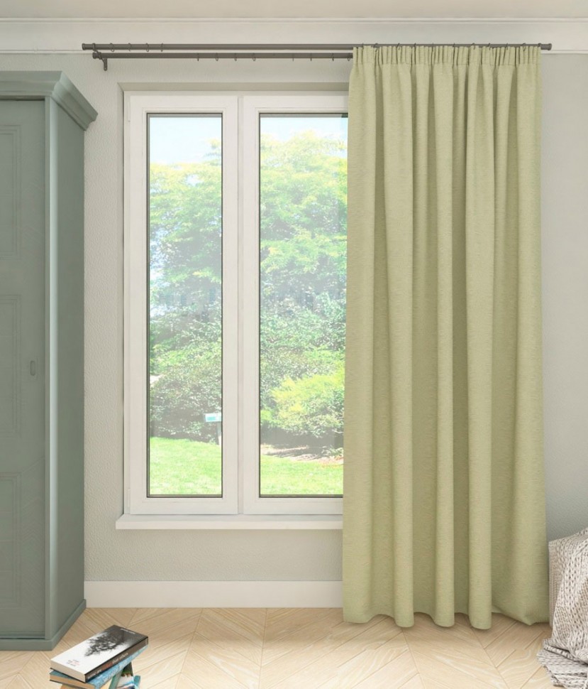 Штора Блэкаут светло-сливочный