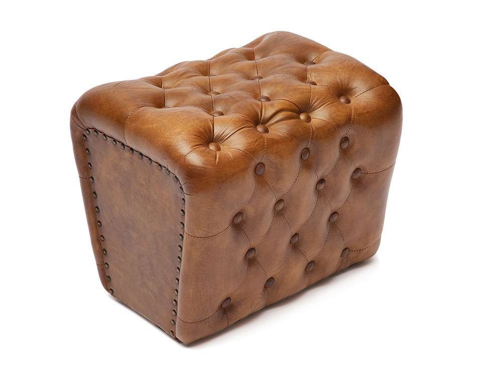 Пуфик в стиле лофт CHESTER 4311