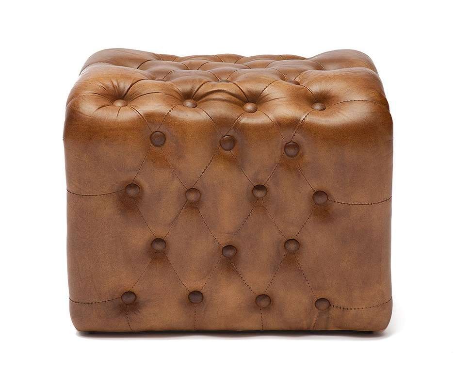 Пуфик в стиле лофт CHESTER 4311