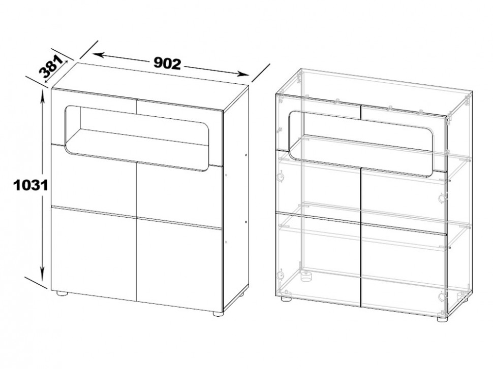 Детский комод Палермо Юниор