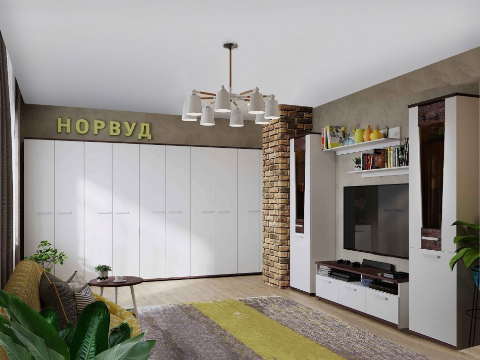 Распашной шкаф Норвуд