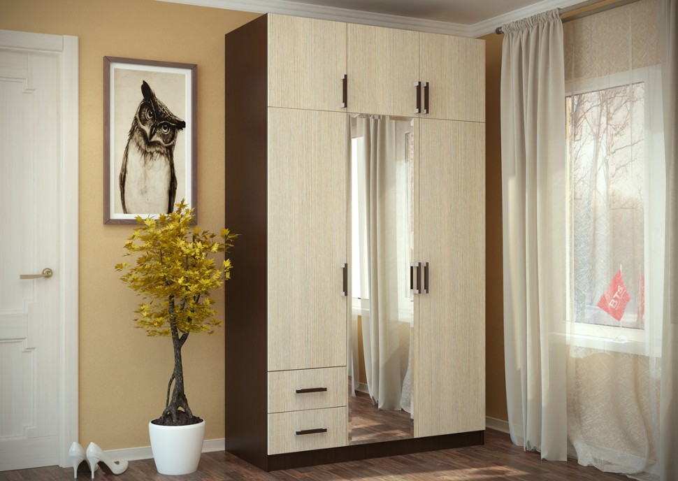 Распашной шкаф Лидер