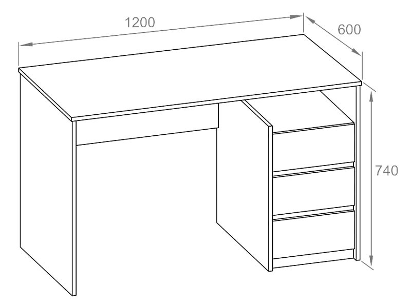 Компьютерный стол СПМ