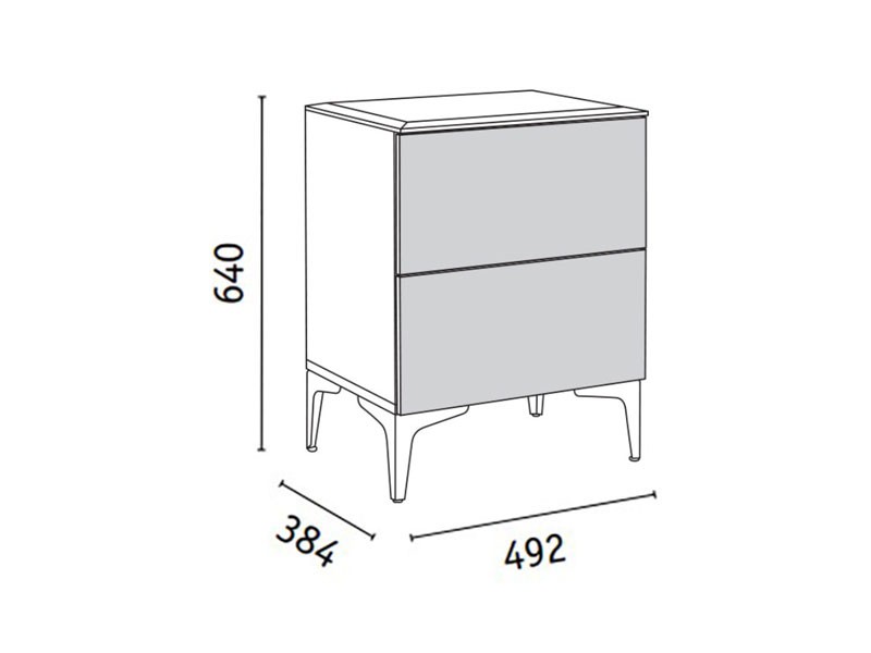 Прикроватная тумба Валенсия 13.291