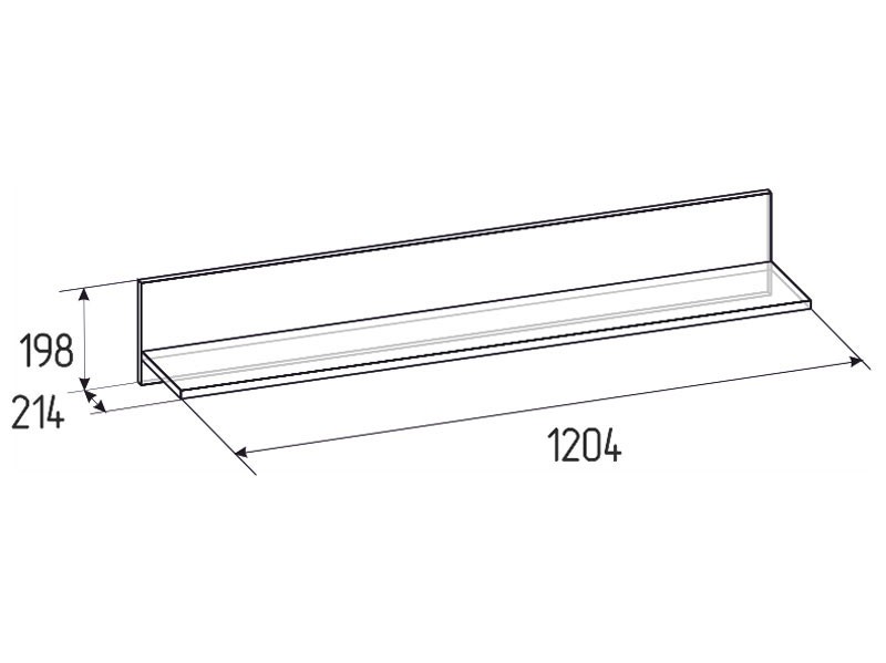 Настенная полка Норвуд