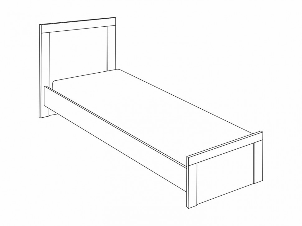 Односпальная кровать Вега Скандинавия