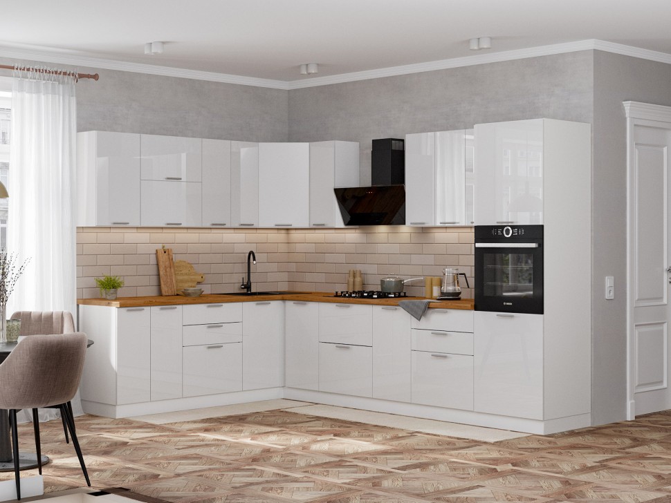 Кухонный гарнитур Бреста 320х220 см