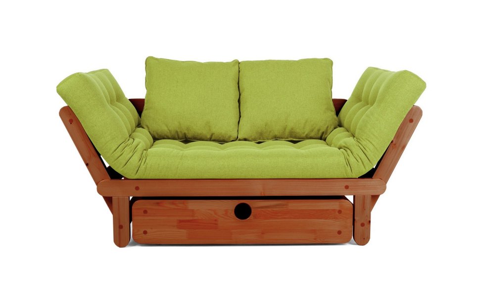 Прямой диван Кушетка Сламбер BOX (сосна)