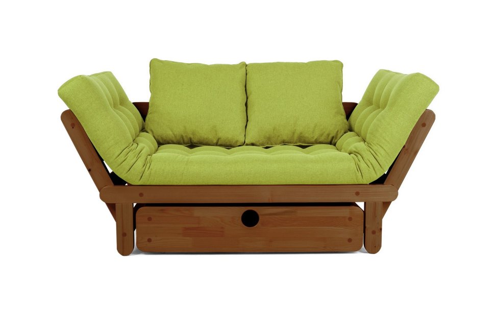 Прямой диван Кушетка Сламбер BOX (сосна)