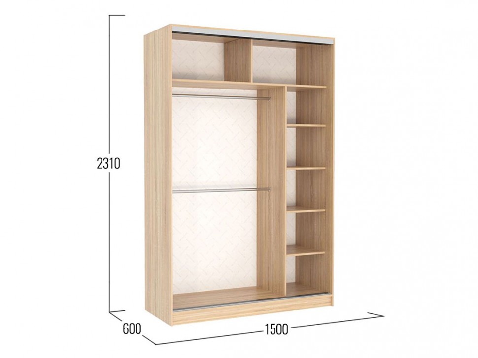 Шкаф-купе Колорадо 7 Водопад